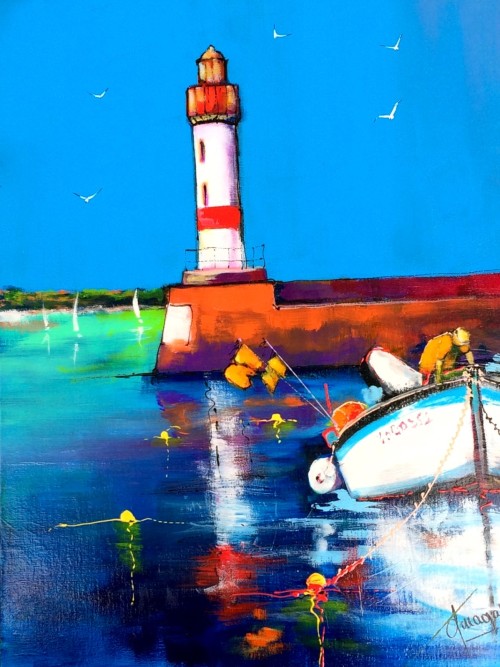 Sous le phare acrylique