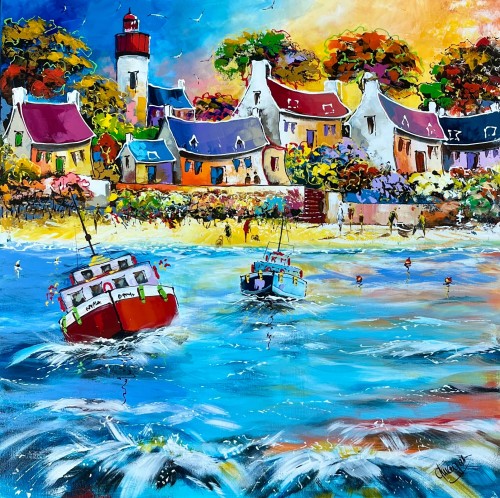 Beauté ensoleillé de Bretagne