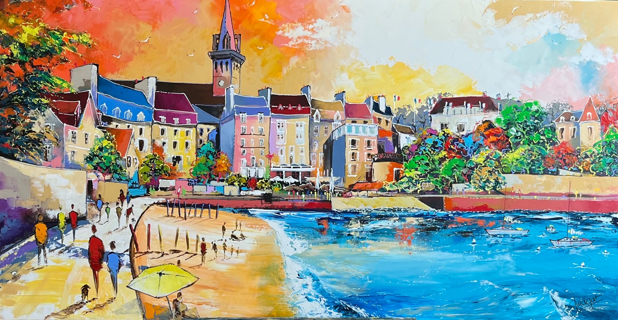 La plage du Prieuré